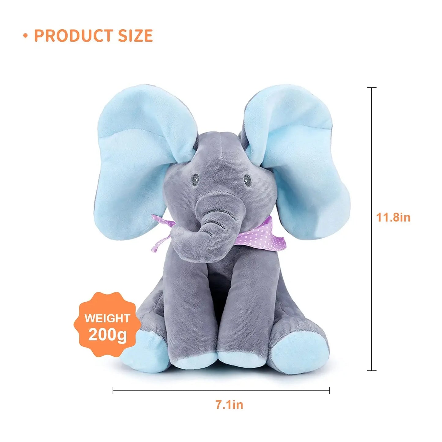 AdeptBaby™ Animated Singing Elephant